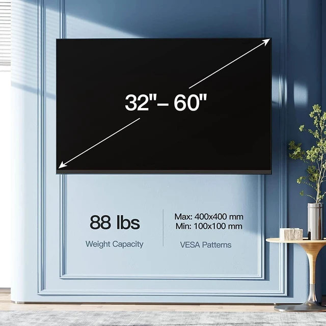 Alt view image 7 of 7 - Idealforce Full Motion TV Wall Mount Bracket, Swivel Tilt Long Arm TV Holder for 3255 Inch LED LCD Television Screens