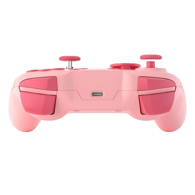 Alt view image 2 of 7 - Idealforce Wireless Switch Pro Controller Gamepad, Pink, ALPS Joysticks, Built-in Vibration & Turbo Function, Wireless Gaming Controller Compatible with Switch Console for Video Game Playing