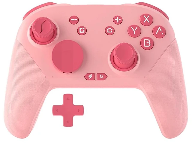 Main image of Idealforce Wireless Switch Pro Controller Gamepad, Pink, ALPS Joysticks, Built-in Vibration & Turbo Function, Wireless Gaming Controller Compatible with Switch Console for Video Game Playing