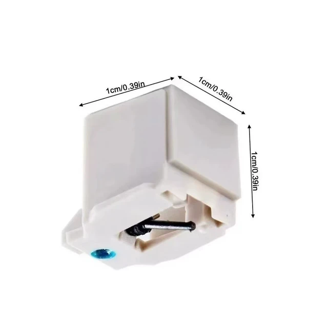 Alt view image 2 of 6 - Idealforce 2 Pack Diamond Turntable Stylus Needles, Replacement Phono Cartridge Needle Compatible with Audio Technica ATN3600L and Crosley Vinyl Record Players