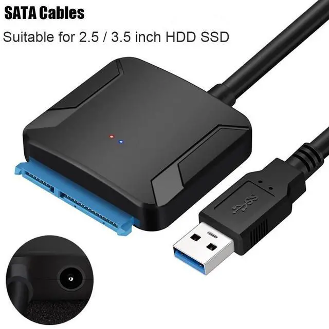 Alt view image 3 of 7 - Idealforce USB 3.0 to IDE & SATA External Hard Drive Reader 2.5" 3.5" HDD SSD & 12W Adapter,USB 3.0 hard drive adapter, SATA/IDE to USB adapter, external hard drive enclosure, HDD docking station, har