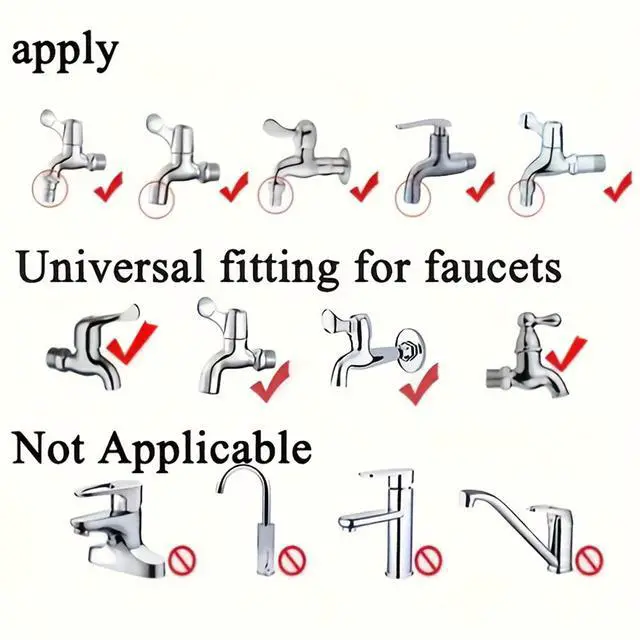 Alt view image 7 of 7 - Garden Hose Nozzle Spray Nozzle 8-Pattern Heavy Duty High Pressure Leak Proof
