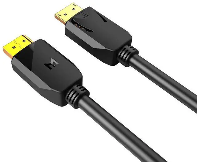 Main image of Displayport to Display Port Cable DP Male to Male Cord 4K HD w/Latches 10ft
