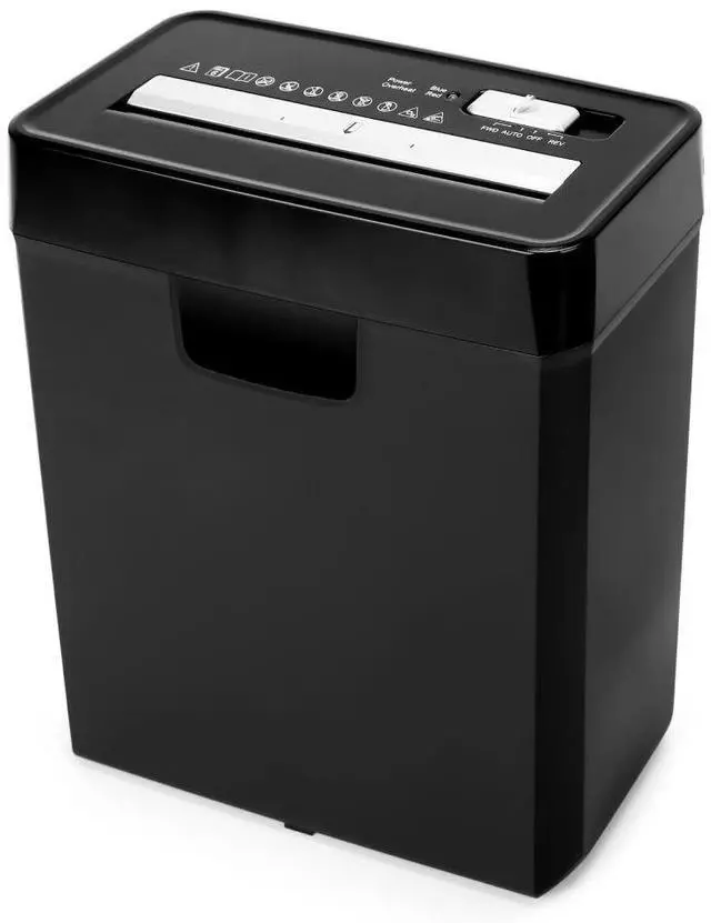 Main image of Idealforce Office Shredder 6 Sheet Cut Paper Credit Card Shredder for Home Office with/ 2.5GAL student use, financial document shredding