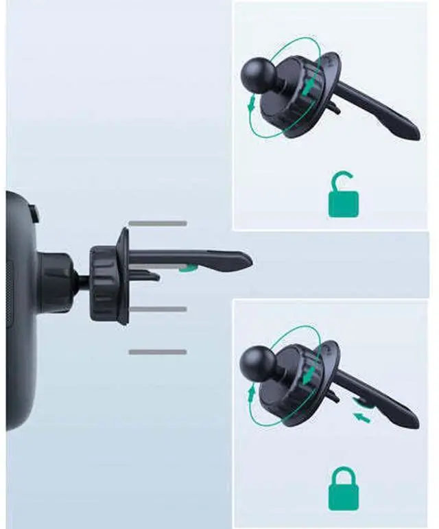 Alt view image 5 of 7 - Universal Car Mount Air Vent Holder Stand For Cell Phone Samsung iPhone GPS