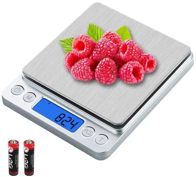 Main image of Digital Scale 2000g x 0.1g Jewelry Gold Silver Coin Gram Pocket Size Herb Grain