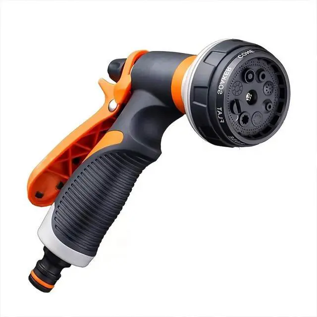 Alt view image 3 of 7 - Garden Hose Pipe Spray Gun Water Sprayer 8 Function Nozzle Multi Adjustable Heavy Duty 8 Spray Mode Garden Hose Nozzle for Lawn Car Washing Pet Cleaning Multi Adjustable