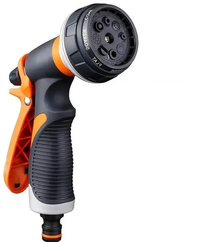 Main image of Garden Hose Pipe Spray Gun Water Sprayer 8 Function Nozzle Multi Adjustable Heavy Duty 8 Spray Mode Garden Hose Nozzle for Lawn Car Washing Pet Cleaning Multi Adjustable