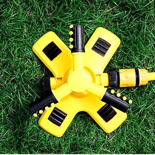Main image of 360° Automatic Rotating Garden Sprinkler, 3-Arms Lawn Sprinkler Yard Sprinkler Auto 360° Rotating Lawn Sprinkler 3 Arm Adjustabl Sprinkler Nozzle 360 Degree Automatic Rotating Water Spray Garden Lawn