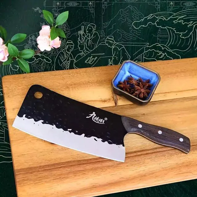Main image of Idealforce HeavyDuty Meat Bone Cleaver Knife, HandForged Multipurpose Butcher Tool, Effortless Meat & Bone Cutting for Home Kitchen Use