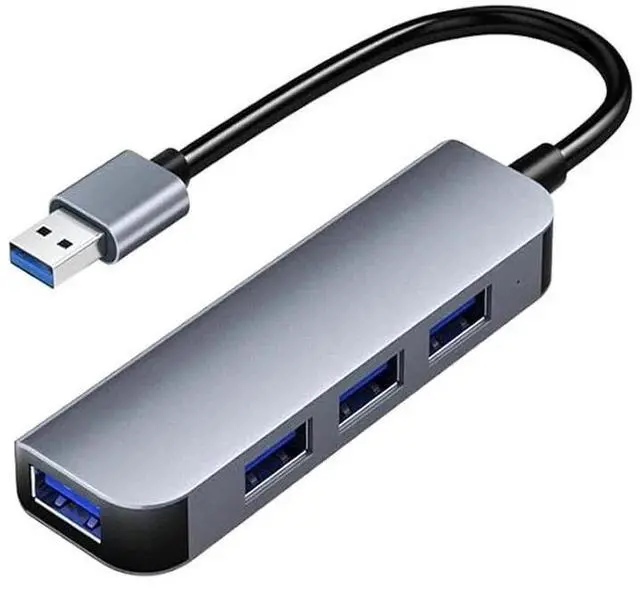 Main image of Idealforce 4Port USB 3.0 Hub Splitter, 5Gbps High Speed MultiPort Adapter with LED Indicator, Data Transfer & Charging Supported for PC, Mac, Laptop, Desktop Computer, LOT