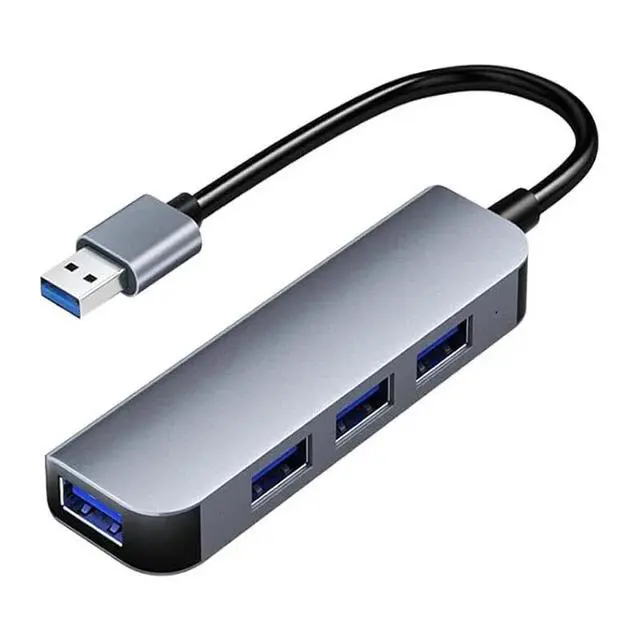 Alt view image 6 of 6 - Idealforce 4Port USB 3.0 Hub Splitter, 5Gbps High Speed MultiPort Adapter with LED Indicator, Data Transfer & Charging Supported for PC, Mac, Laptop, Desktop Computer, LOT