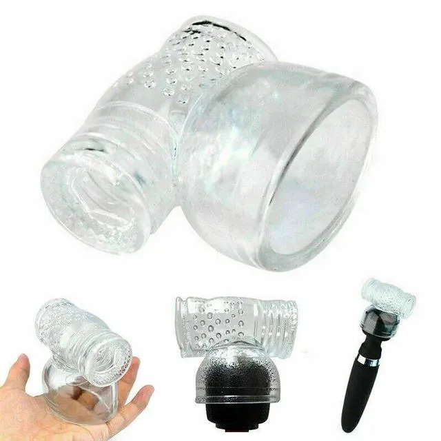 Alt view image 2 of 7 - Idealforce TPE Clear Male Humming Bird Attachment, Replacement Accessory Fit for Hitachi Magic Wand Massager, Massager Accessory