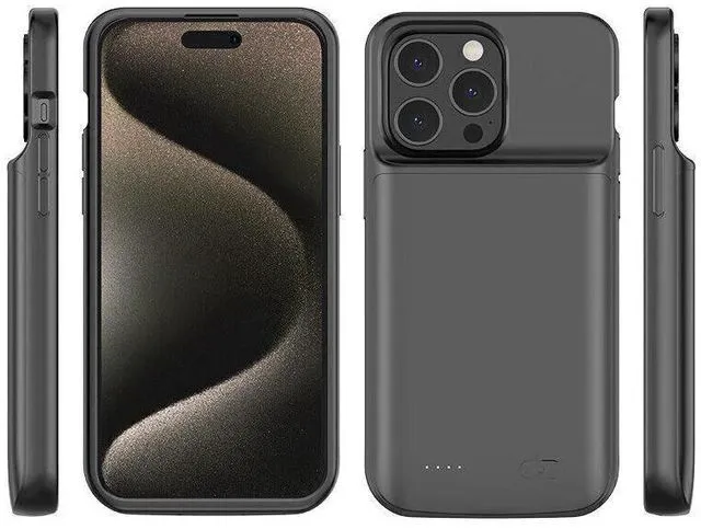 Main image of Idealforce New 5000mAh Battery Charger Case Cover Portable Power Bank Backup Charging Case for iPhone 16 Pro Rechargeable Extended Backup Battery Protective Charger Cover