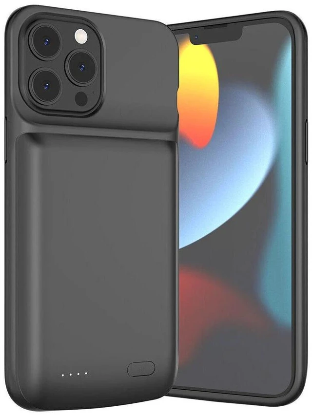 Alt view image 2 of 6 - Idealforce New 5000mAh Battery Charger Case Cover Portable Power Bank Backup Charging Case for iPhone 16 Pro Rechargeable Extended Backup Battery Protective Charger Cover