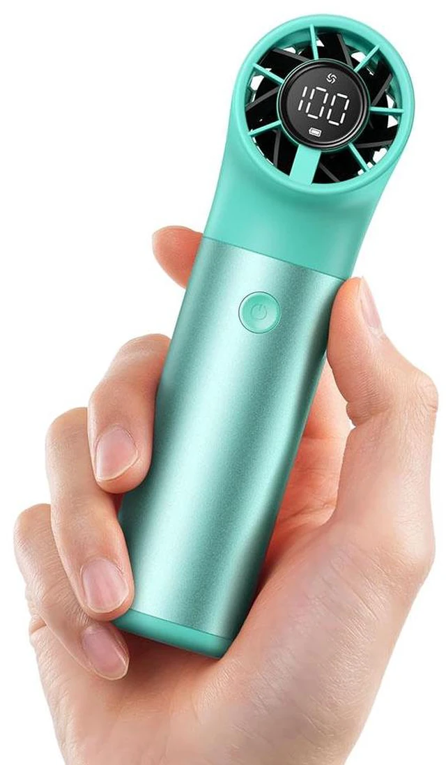 Main image of Portable Handheld Fan, Powerful Turbo Mini Fan, 19000 RPM High Speed Aero Ultra, 15H Max Cooling Time, 7 Speeds Aluminum Case, Pocket Rechargeable Personal Small Travel GIfts