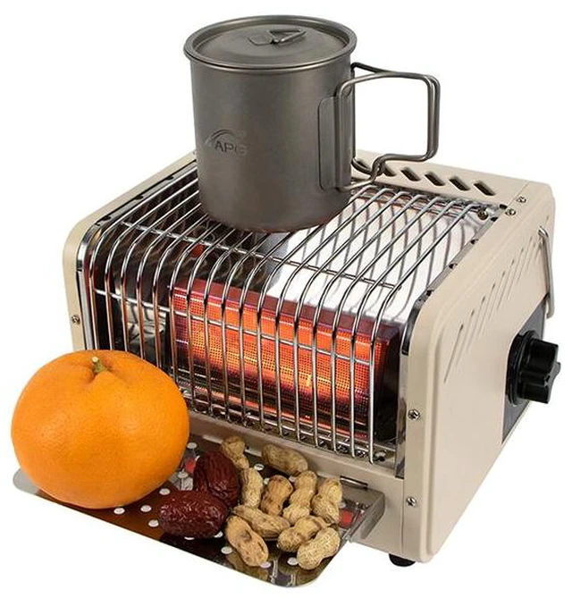 Main image of Idealforce 3 in 1 Portable Heater and Stove, 5200BTU Camping tent heater, Outdoor Camping Gas Stove with Shelf for Storage,Adjustable Temperature Camping Heaters for Tent, Fishing, Hiking, Trekking