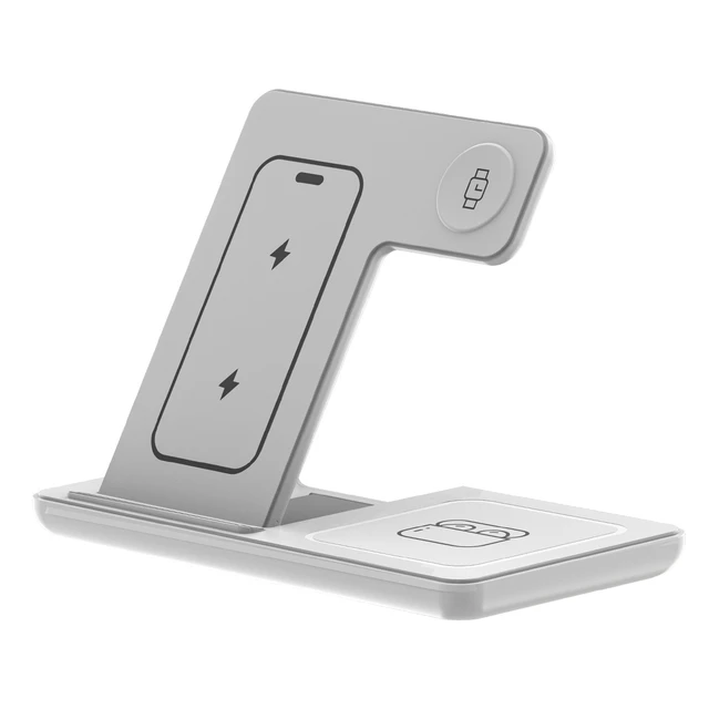 Alt view image 6 of 6 - Idealforce 3 in 1 Fast Magnetic Wireless Charging Station for iPhone 16 15 iWatch AirPods Mag-Safe Charger Stand Wireless Charger for iPhone AirPods & iWatch USA 3 in 1 Wireless Charger