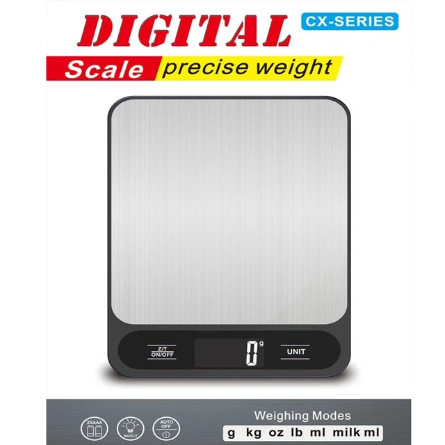 Alt view image 3 of 7 - Idealforce Digital Shipping Postal Scale, 10kg/22lb High Precision 0.1oz/1g Graduation, LCD Backlit Display, AC Adapter & Battery Powered, MultiPurpose Scale for Mailing Small Business, Kitchen