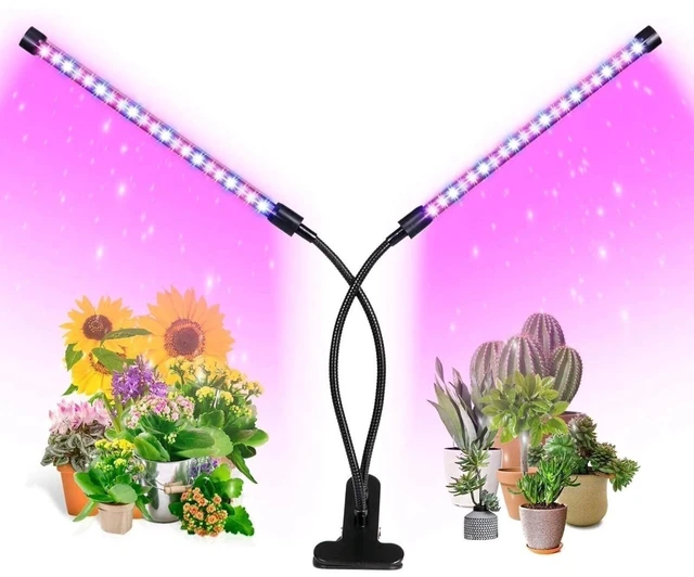 Main image of Idealforce 2Heads LED Grow Light Full Spectrum Plant Growing Lamp for Indoor House Plants Hydroponics US Plug