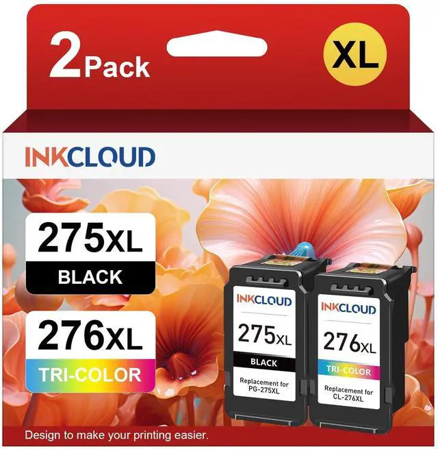 INKCLOUD 275XL 276XL Ink Cartridge Compatible with Canon 275XL and ...