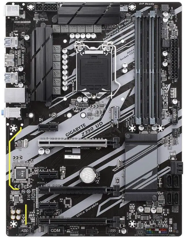 Alt view image 2 of 5 - Gigabyte Z390 UD (Socket 1151/Z390 Express/DDR4/S-ATA 600/ATX)