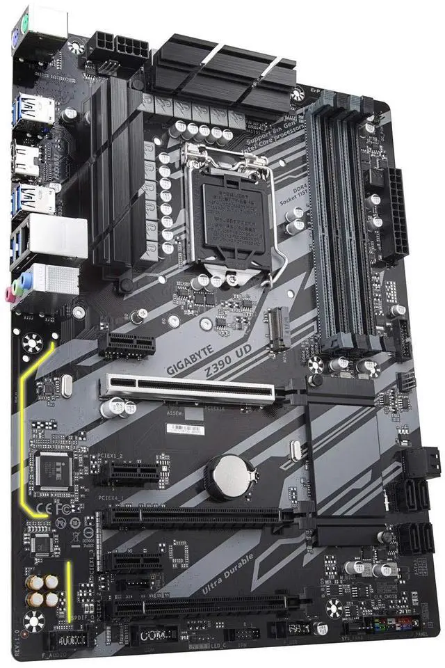 Alt view image 3 of 5 - Gigabyte Z390 UD (Socket 1151/Z390 Express/DDR4/S-ATA 600/ATX)