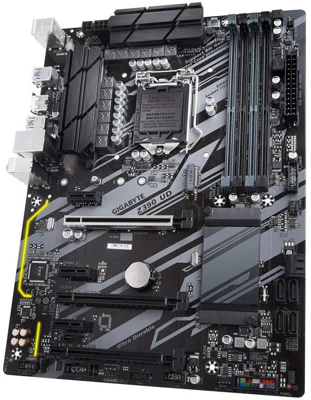 Alt view image 4 of 5 - Gigabyte Z390 UD (Socket 1151/Z390 Express/DDR4/S-ATA 600/ATX)