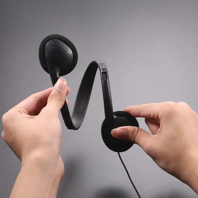 Alt view image 2 of 5 - CN-Outlet Wholesale Kids Headphones in Bulk 25 Pack for School Classroom Students Children and Adults - Black (25 Black Straight)