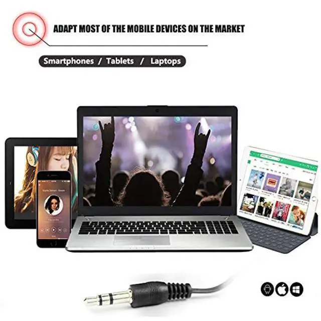Alt view image 5 of 5 - CN-Outlet Wholesale Kids Headphones in Bulk 25 Pack for School Classroom Students Children and Adults - Black (25 Black Straight)