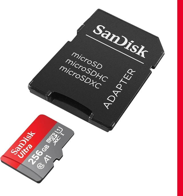 Alt view image 2 of 5 - SANDISK 256GB Ultra microSD Card + Adapter, Up to 150MB/s Read Speeds