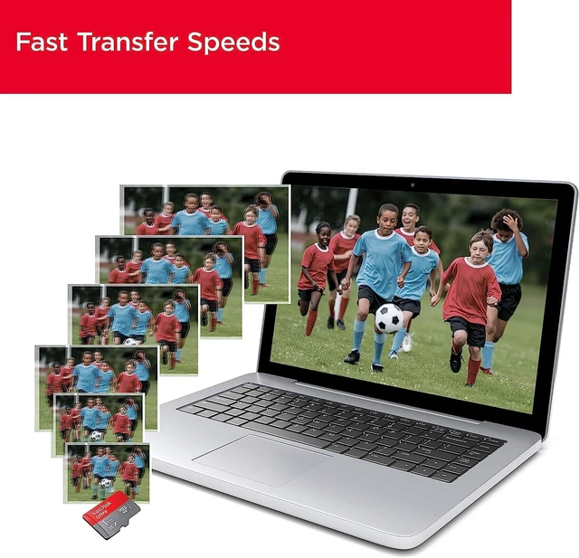 Alt view image 5 of 5 - SANDISK 256GB Ultra microSD Card + Adapter, Up to 150MB/s Read Speeds