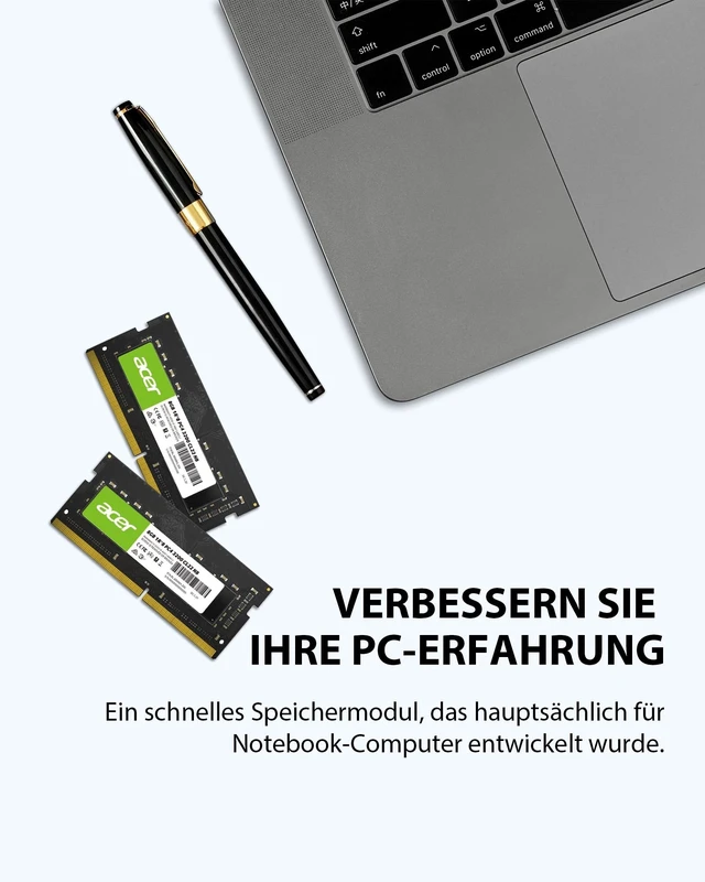 Alt view image 4 of 5 - Acer SD100 8GB RAM DDR4 (1x8GB) Laptop Ram 3200 MHz SODIMM PC4-2500 CL22 Memory 1.2v - BL.9BWWA.206