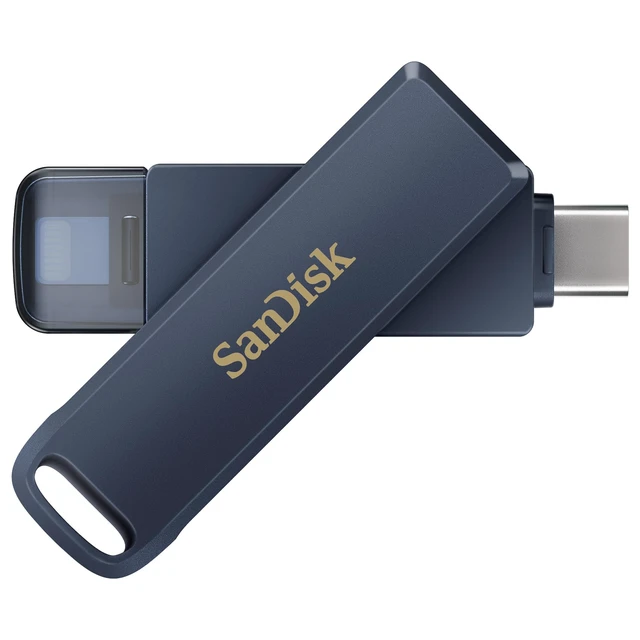 Main image of SANDISK 64GB Phone Drive for iPhone, USB-C & Lightning Dual Connectors