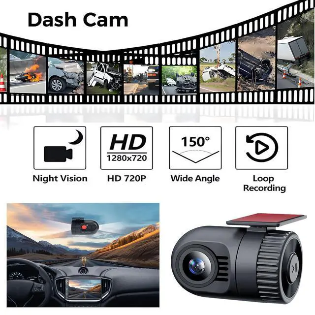 Alt view image 5 of 5 - SJoyBring Double Din Car Stereo with Dash Cam, Wireless Apple CarPlay & Android Auto, 240W 4.2CHN, 7" Touchscreen, SWC, Bluetooth, FM/AM Car Radio, 2 Subwoofers Outputs, Backup Camera