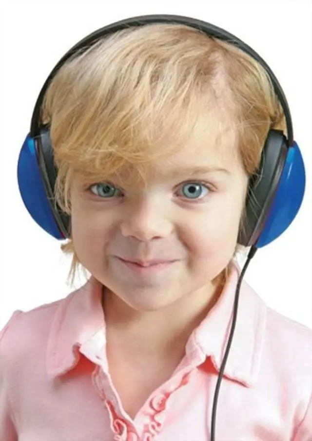 Alt view image 3 of 4 - Califone 2800-BL Listening First Stereo Headphones, Blue