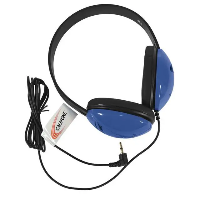Alt view image 4 of 4 - Califone 2800-BL Listening First Stereo Headphones, Blue