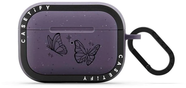 Main image of CASETiFY Bounce Case for AirPods Pro 1/2 - Matte Deep Purple