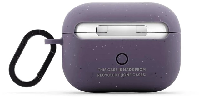 Alt view image 2 of 4 - CASETiFY Bounce Case for AirPods Pro 1/2 - Matte Deep Purple