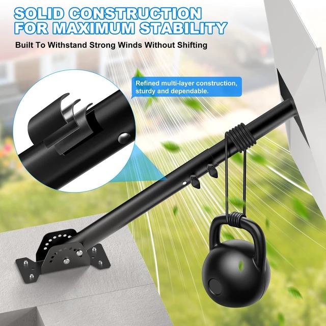 Alt view image 3 of 5 - Standard 4/4X/ Gen3 Adjustable Starlink Roof Mount, 180 & 360 Rotation