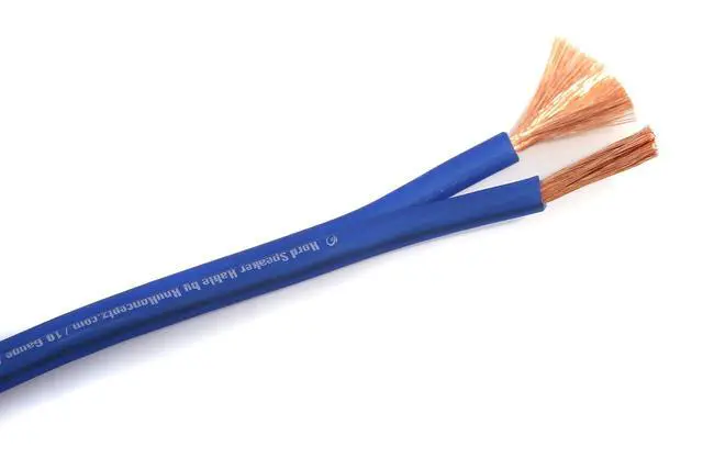 Alt view image 3 of 3 - KnuKonceptz Kord Speaker Kable 12 Gauge Oxygen Free Copper Speaker Wire -100 Feet Blue