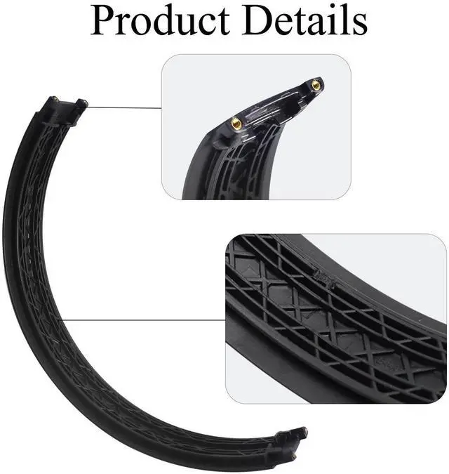Alt view image 5 of 5 - Studio 3 Replacement Headband & Hinge Replacement for Beats Studio3 Headphone,Durable Parts Accessories Repair Kit Set(Black Gold)