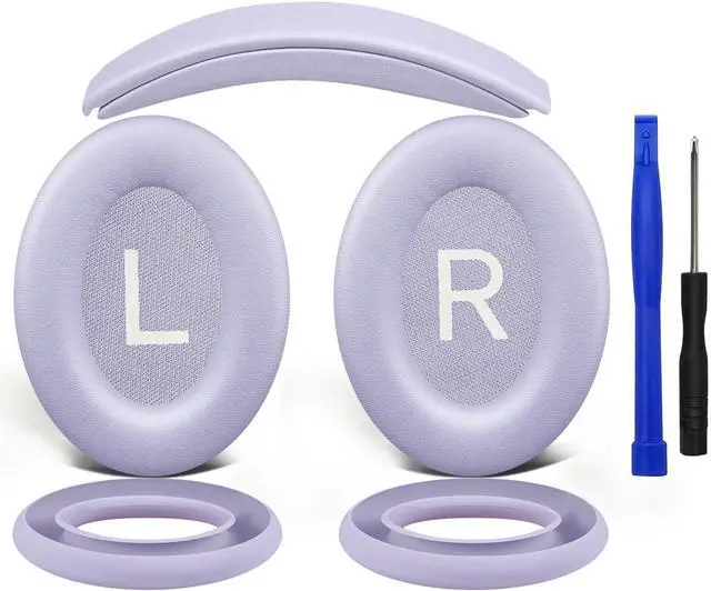 Main image of SOULWIT Replacement Kit for Bose QuietComfort 45 (QC45)/Quiet Comfort 35 (QC35, QC35II)/QC SE/QC Wireless Headphones, Ear Pads Cushions + Headband + Silicone Earpads Cover Protector - Chille
