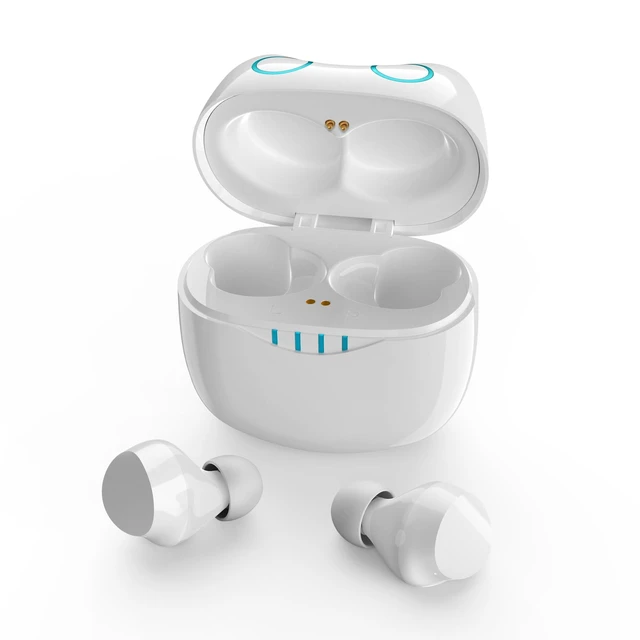 Alt view image 4 of 5 - Jinpei Wireless Earbuds, Bluetooth Headphones with Cartoon Charging Case, Built in Mic Ear Buds, Premium Sound Stereo, Deep Bass, Touch Control, IPX5 Waterproof, JE-10W_K2
