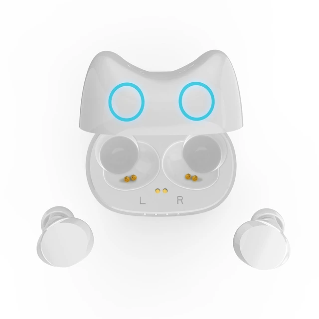Alt view image 5 of 5 - Jinpei Wireless Earbuds, Bluetooth Headphones with Cartoon Charging Case, Built in Mic Ear Buds, Premium Sound Stereo, Deep Bass, Touch Control, IPX5 Waterproof, JE-10W_K2