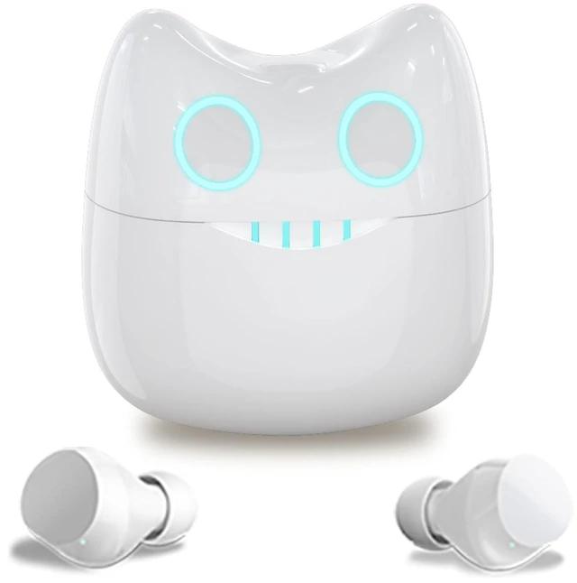 Main image of Jinpei Wireless Earbuds, Bluetooth Headphones with Cartoon Charging Case, Built in Mic Ear Buds, Premium Sound Stereo, Deep Bass, Touch Control, IPX5 Waterproof, JE-10W_K2