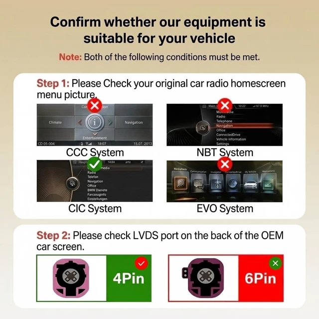 Alt view image 3 of 5 - Wireless CarPlay & Android Auto MMI Retrofit Kit Adapter for BMW CIC System