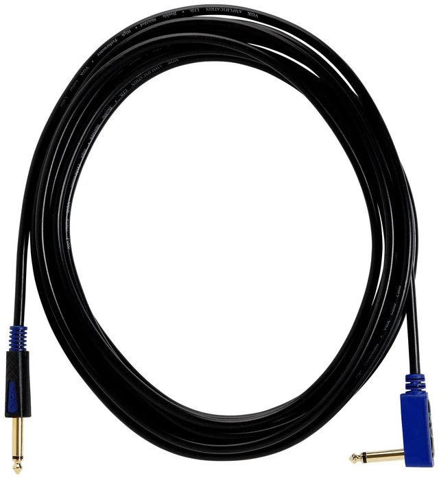 Main image of VOX VGS-50 Rock Guitar/Bass Guitar Cable - 16.5ft. 1/4" Straight/Angled TS, Black