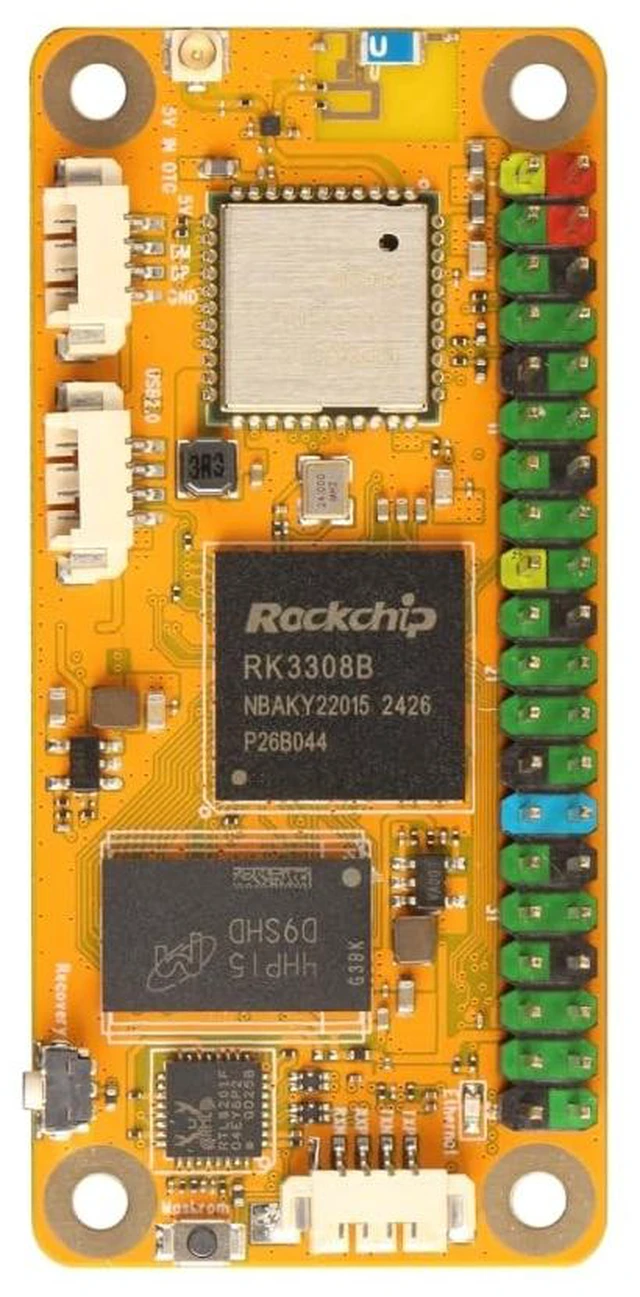 Main image of Radxa Rock Pi S0,RK3308B 4-core CPU,100Mbps Ethernet,WF4 & BT5, eMMC,Single Board Computer (512, MB)
