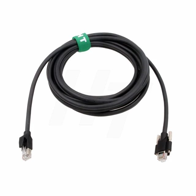 Alt view image 3 of 4 - RJ45 Ethernet GigE Cable for Jai Dalsa Camera Cat5e RJ45 with Horizontal Locking Screw 25m